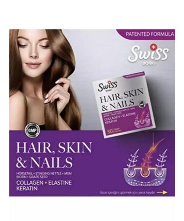 Vitamins for immunity Swiss vitamins for hair and skin collagen keratin - Buy Online on GoSupps.com