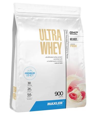 maxler Protein serum Ultra Whey 900 g raspberry-white chocolate - Buy Online on GoSupps.com