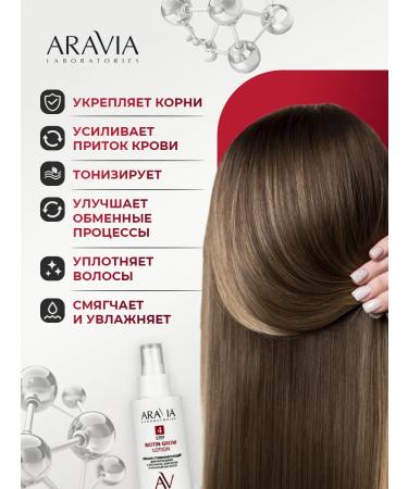 ARAVIA Lotion for hair growth from falling a strengthening 150ml - Buy Online on GoSupps.com