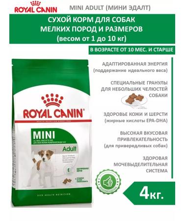 ROYAL CANIN Dry food 4 kg mini adult for dog dogs