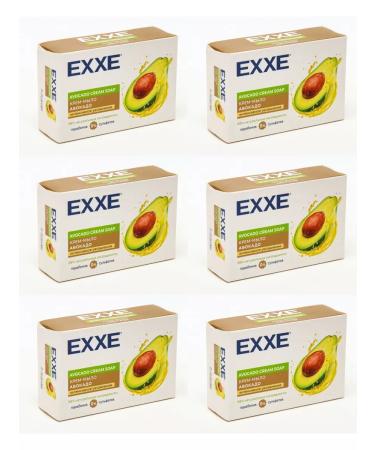 Exxe Cosmetic cream-soap avocado 90 gr * 6 pieces
