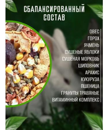 Feed for decorative rabbits and rodents 2kg - Buy Online on GoSupps.com