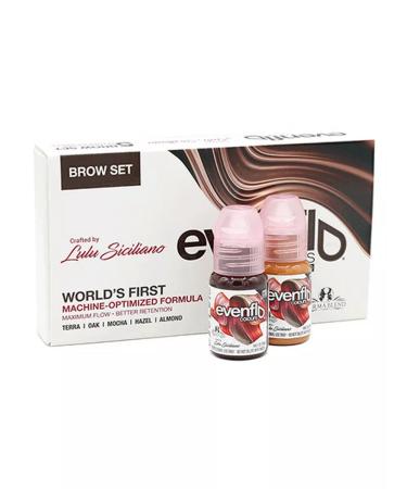 Perma Blend Evenflo Brow Set (15 ml) Pigment for eyebrow tattoo