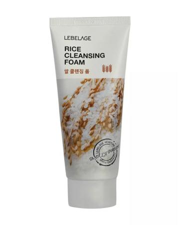 Lebelage Cleansing Foam Rice foam for washing rice extract 100ml