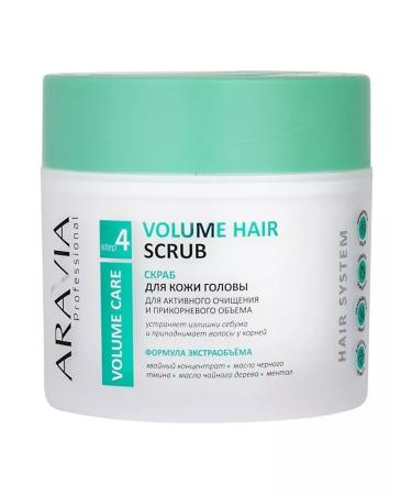ARAVIA Scrub for scalp cleansing and basal volume 300 ml - Buy Online on GoSupps.com