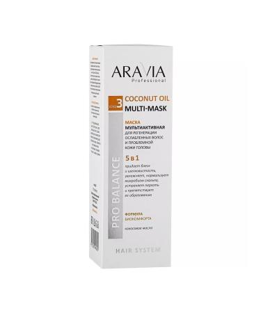 ARAVIA Mask for weakened hair and problem scalp 200ml - Buy Online on GoSupps.com