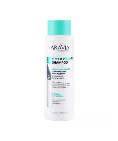 ARAVIA Shampoo for volume and increasing hair density 400ml - Buy Online on GoSupps.com