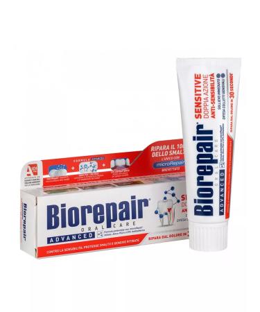 Biorepair Toothpaste Sensitive Double action 75ml - 3pcs - Buy Online on GoSupps.com