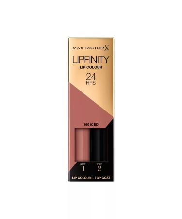 MAX FACTOR Persistent lipstick and moisturizing shine Lipfinity Lip Color 160 - Buy Online on GoSupps.com
