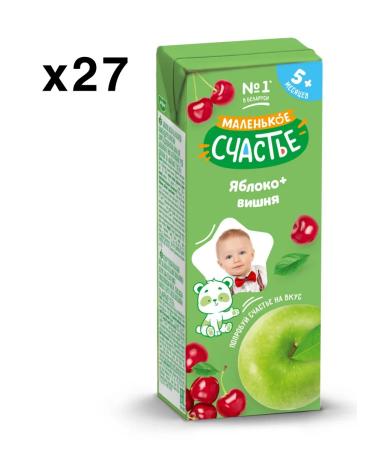 A little happiness Nectar Apple - Vishnya 27pcs of 200ml Belarus - Buy Online on GoSupps.com