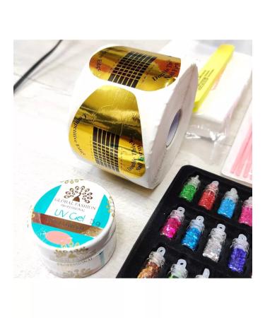 DonnaVel Set for manicure pedicure and nail extension with a lamp - Buy Online on GoSupps.com