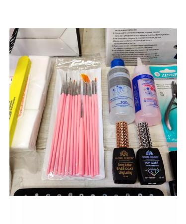 DonnaVel Set for manicure pedicure and nail extension with a lamp - Buy Online on GoSupps.com