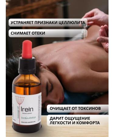 IREIN NATURAL COSMETIC Massage oil DRAIN & DETOH 100 ml - Buy Online on GoSupps.com