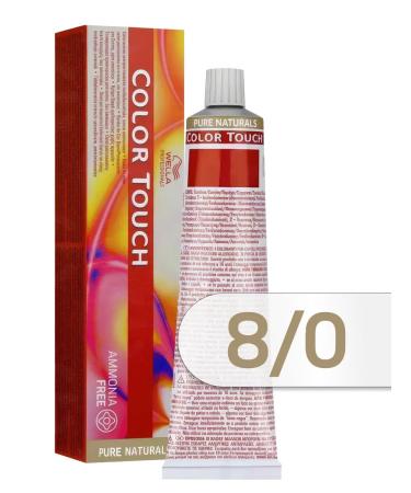 WELLA PROFESSIONALS Tinting hair dye Color Touch 8 0