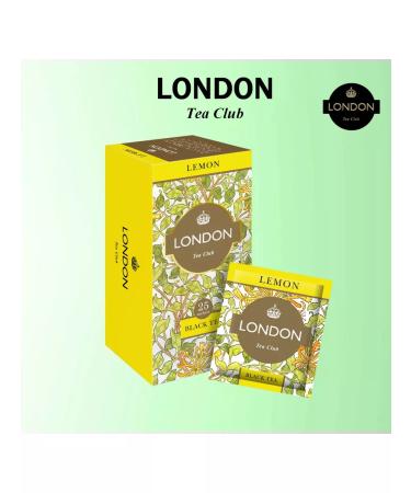 LONDON TEA CLUB Tea Chern. Baykh.rind Gran. Lemon Conv. 25 2gr 2 pcs - Buy Online on GoSupps.com