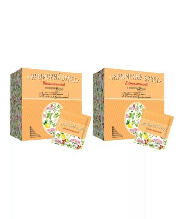 CRIMEAN BOUQUET Tea drink vitamin 40*1.5g foil. envelope 2 pcs