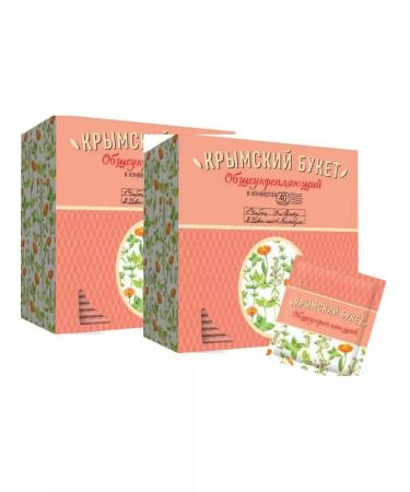CRIMEAN BOUQUET Tea drink general strengthening 40*1.5 g envelope 2 pcs