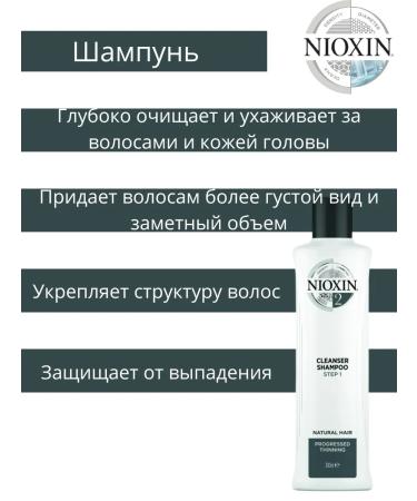 NIOXIN 2 shampoo and air conditioning 300ml - Buy Online on GoSupps.com
