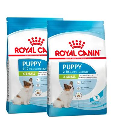 ROYAL CANIN Dry Feed X-Small Puppy for small puppies 0.5 kg 2 pcs - Buy Online on GoSupps.com