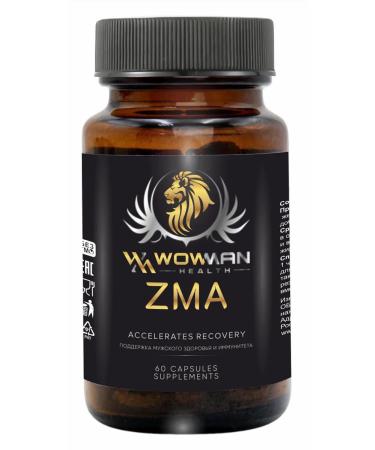 WowMan ZMA zinc + magnesium + asparaginic acid for muscle growth - Buy Online on GoSupps.com