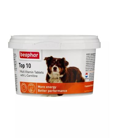 beaphar Top 10 Multi Vitamin vitamins for dogs 180 tab - Buy Online on GoSupps.com