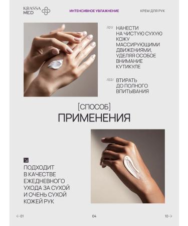 KRASSA Hand cream with a moisturizing dispenser 250 ml - Buy Online on GoSupps.com