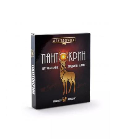 AltaiBioProject Pantocrin 30 capsules - Buy Online on GoSupps.com