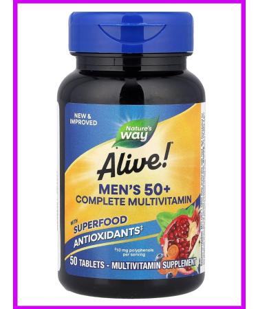 Nature's Way Multivitamins MEN over 50 years old 50 tablets