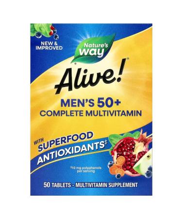 Nature's Way Multivitamins MEN over 50 years old 50 tablets - Buy Online on GoSupps.com