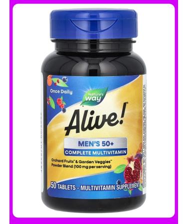 Nature's Way Multivitamins MEN over 50 years old 50 tablets - Buy Online on GoSupps.com