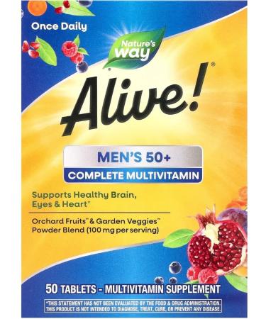 Nature's Way Multivitamins MEN over 50 years old 50 tablets - Buy Online on GoSupps.com