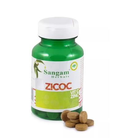 Sangam Herbals Zikok tablets 750 mg. Zinc + vitamin C