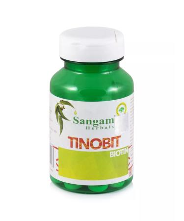 Sangam Herbals Tinobit 750 mg complex Biotin beautiful hair - Buy Online on GoSupps.com