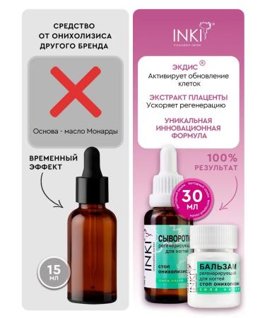 INKI Serum set and balm from the fungus of the stop onycholisis - Buy Online on GoSupps.com