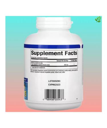 Natural Factors Wellbetx Berberin 500 mg vegetarian capsules - Buy Online on GoSupps.com