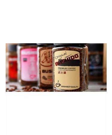 Coffee soluble Bushido Original 100 g sublimated - Buy Online on GoSupps.com