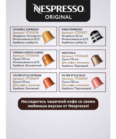 Nespresso Coffee in the capsules of Nepresso Original India 40 pcs - Buy Online on GoSupps.com