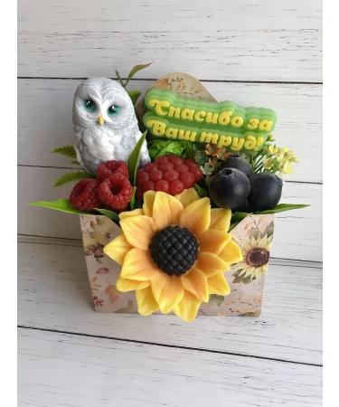 House soap Lapal bouquet for a teacher - Buy Online on GoSupps.com