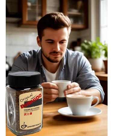 Coffee soluble sublimated Bushido Original 100g - Buy Online on GoSupps.com
