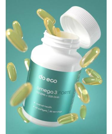 DO ECO Omega 3 Fort 1320 mg of wild fish - Buy Online on GoSupps.com