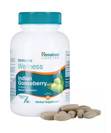 Himalaya Since 1930 Dietary supplements for immunity and health of the skin of amalaki emblika 60 table - Buy Online on GoSupps.com