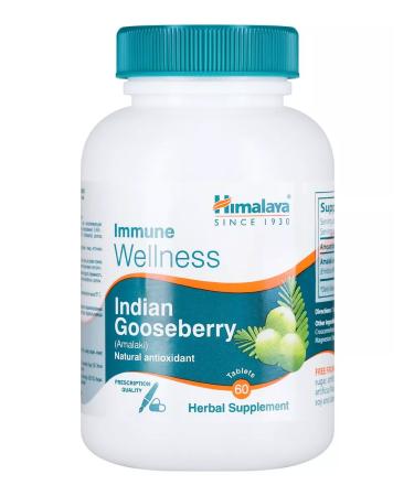 Himalaya Since 1930 Dietary supplements for immunity and health of the skin of amalaki emblika 60 table - Buy Online on GoSupps.com