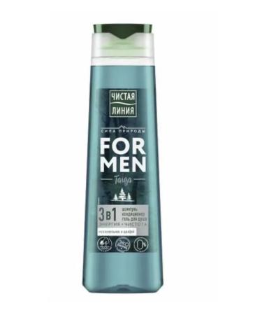 Clean line FOR MEN 3 in 1 shampoo for all hair types 400 ml