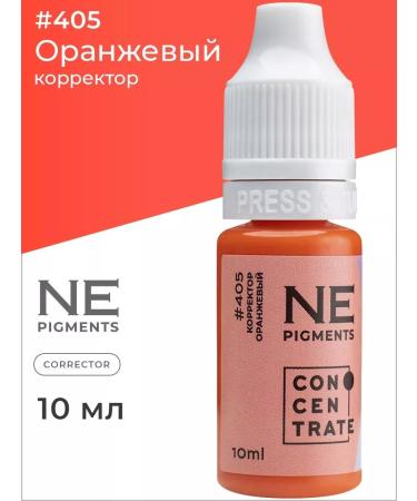 NE Pigments Pigment corrector 405 orange for tattooing and PM 10 ml - Buy Online on GoSupps.com
