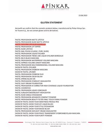 Pastel Cosmetics Liquid persistent matte lipstick - Buy Online on GoSupps.com