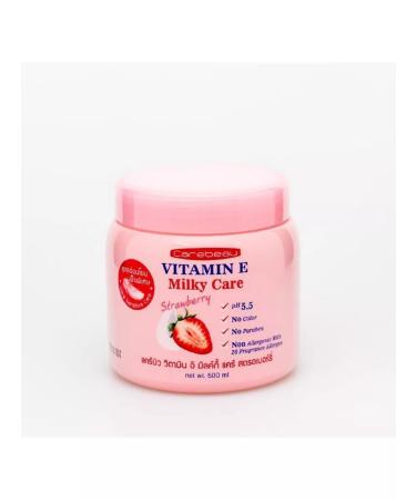 Artdomenico Carebeau body cream with vitamin E and strawberry 500ml - Buy Online on GoSupps.com