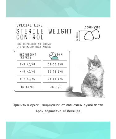 AJO Dry food for sterilized cats with chicken 1.5 kg - Buy Online on GoSupps.com