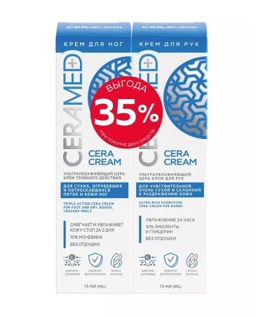 Ceramed Spike (cera-cream for hands 75 ml + cera-core for legs 75 ml)