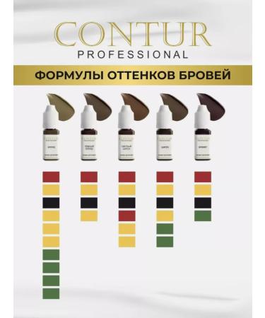 Contur Professional Cuts for permanent and tattoo of eyebrows CONTUR - Buy Online on GoSupps.com