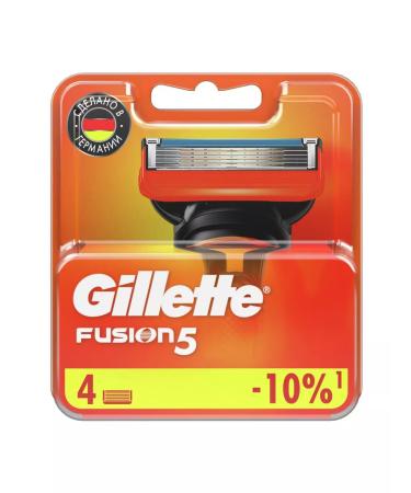 GILLETTE Fusion shaving shift cassettes - 4 pcs - Buy Online on GoSupps.com